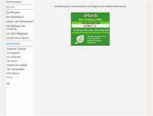 Tablet Screenshot of krantenkoppen.portalsbay.com